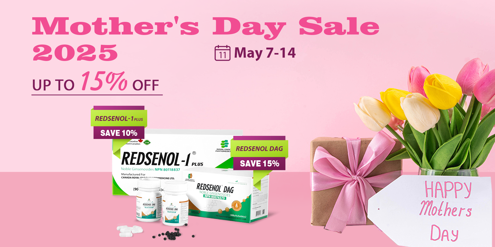 redsenol 2025 mother's day