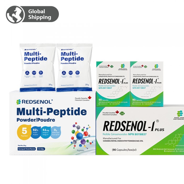 Redsenol-1 Plus Noble Ginsenosides & Redsenol Multi-Peptides：The Ultimate Health Duo