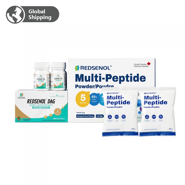 Redsenol DAG Noble Ginsenosides & Redsenol Multi-Peptides：The Ultimate Health Duo