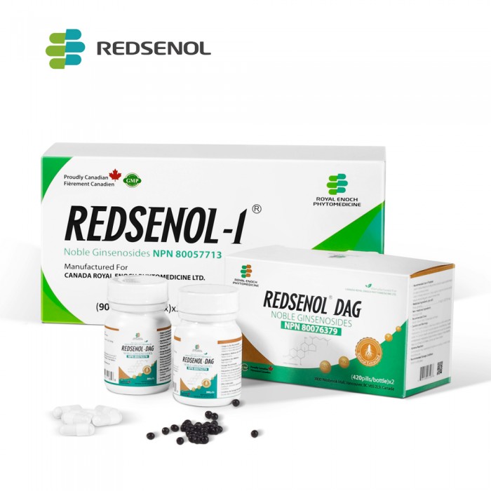 Redsenol Buddle-REDSENOL-1(3 Boxes) & REDSENOL DAG (2 Bottles) Rare Ginsenosides- Multicomponent Highly Bioactive Rare Ginsenosides