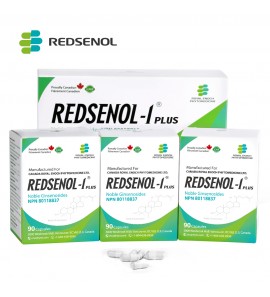 Redsenol-1 Plus Noble Ginsenoside Capsules Contain 16 Rare Ginsenosides- 3 Boxes x  90 Capsules